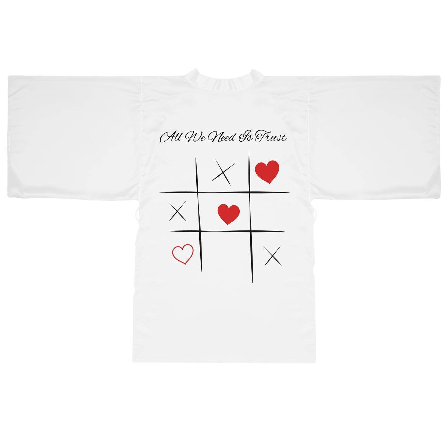 "All We Need Is Trust" Long Sleeve Kimono Robe (RED DRAGON EDITION)