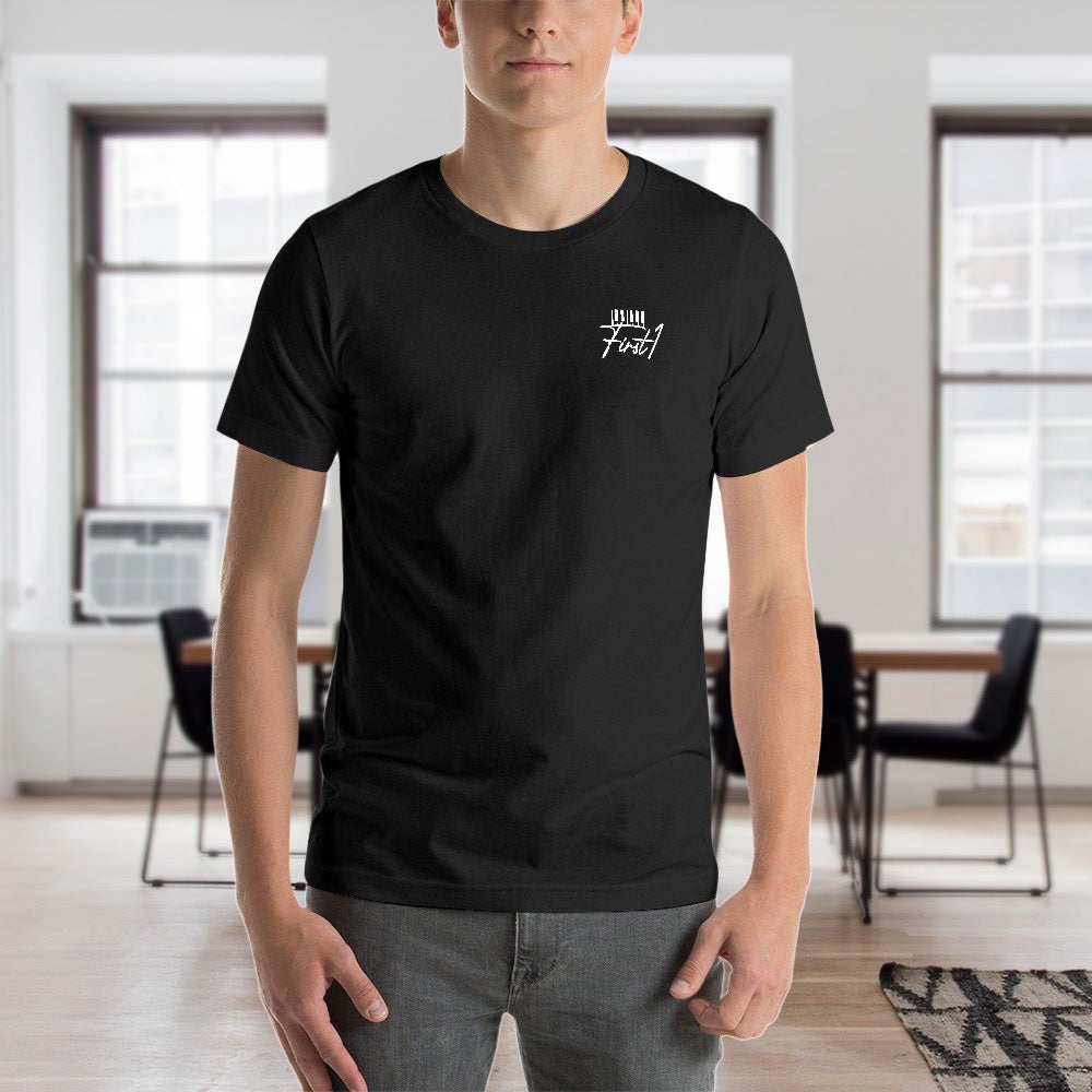 First1 Black T-Shirt