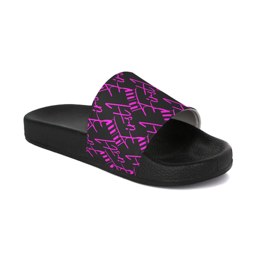 First1 Women's Slides (HOTPINK)