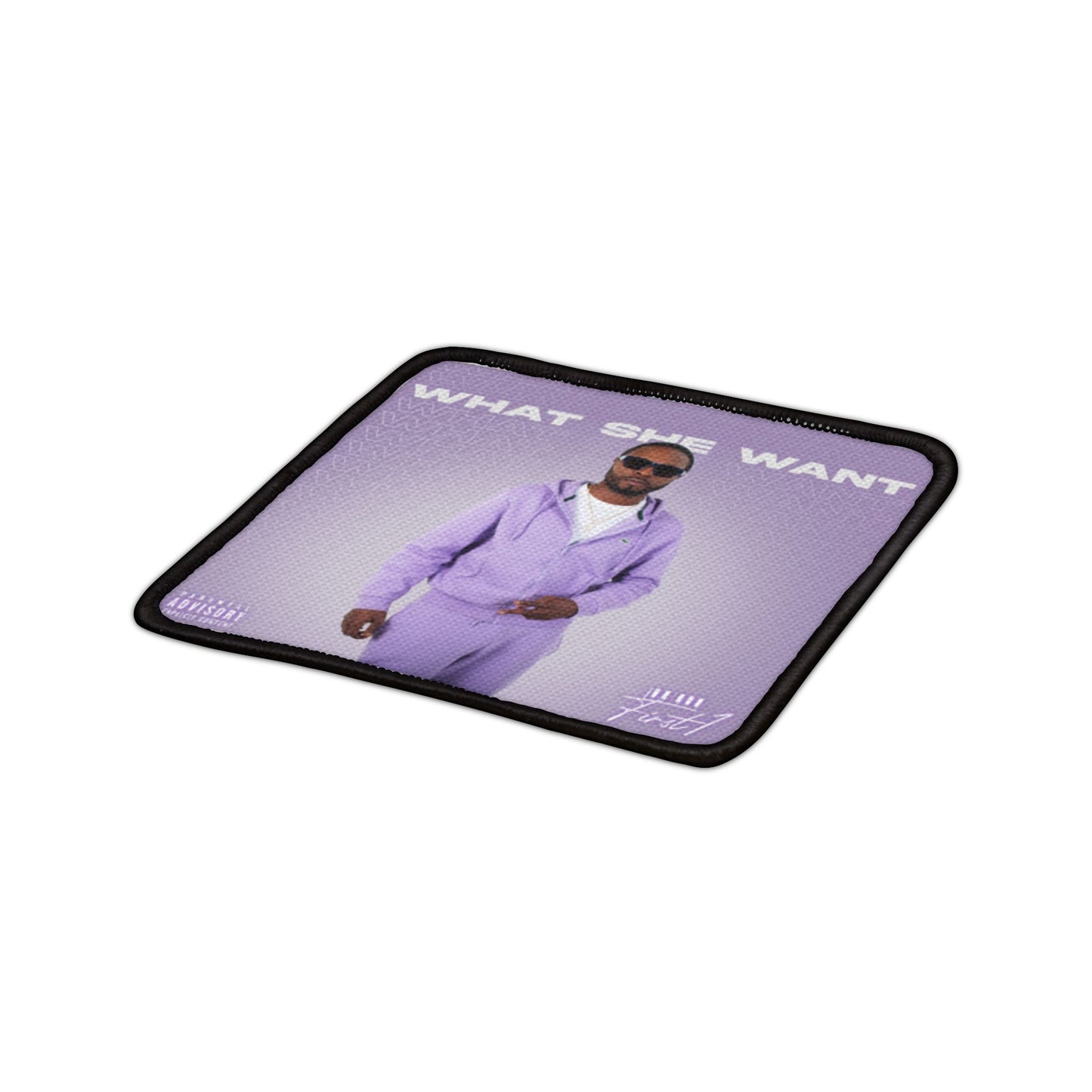 "WHAT SHE WANT" Iron-On Patches