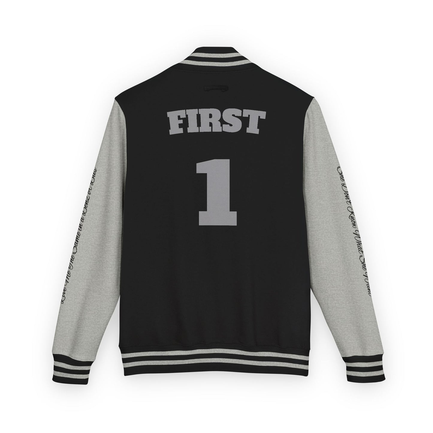 WHAT SHE WANT First1 Varsity Jacket  -Unisex (assorted colors) LIMITED EDITION