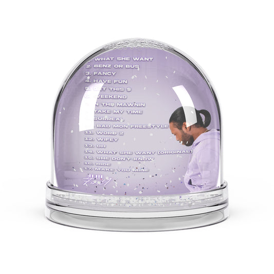 "What She Want" Snow Globe