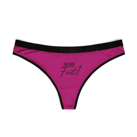 "What She Want" Thong (MAGENTA)
