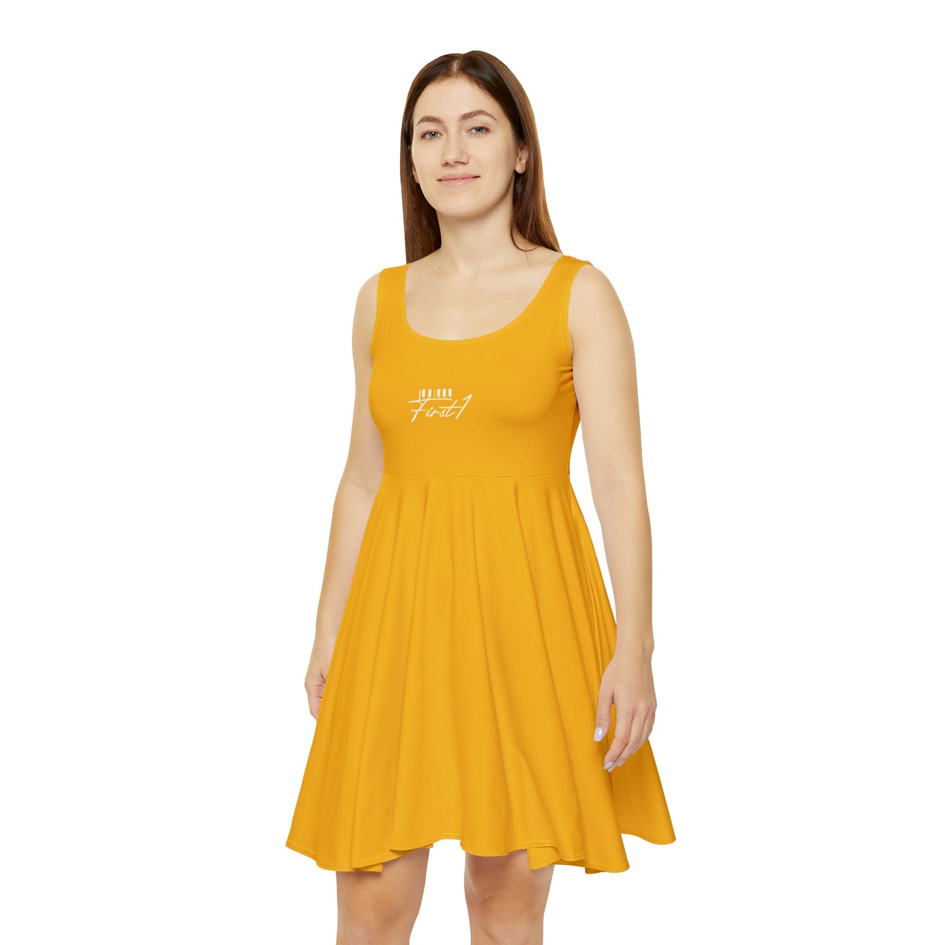 yellow tennis dress First1 Tennis Dress (Amarillo) – First1 Merch
