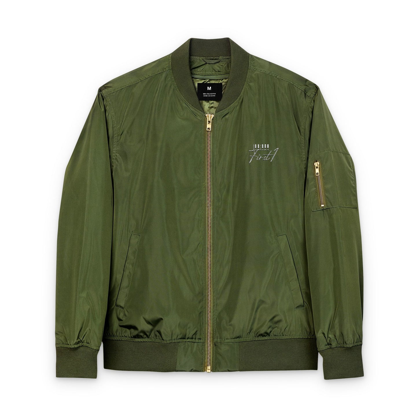 First1 Bomber (Eco-Friendly Embroidered )