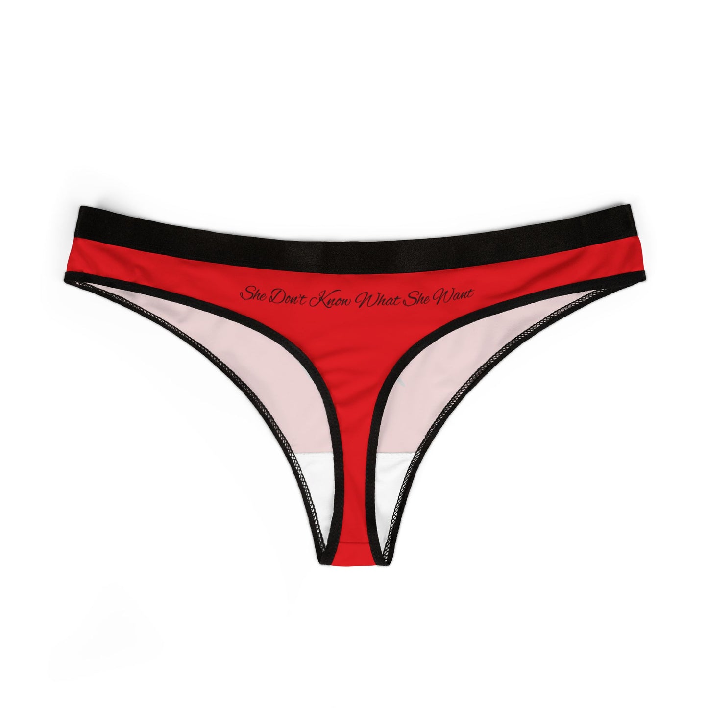 "What She Want" Thong (ROJO)
