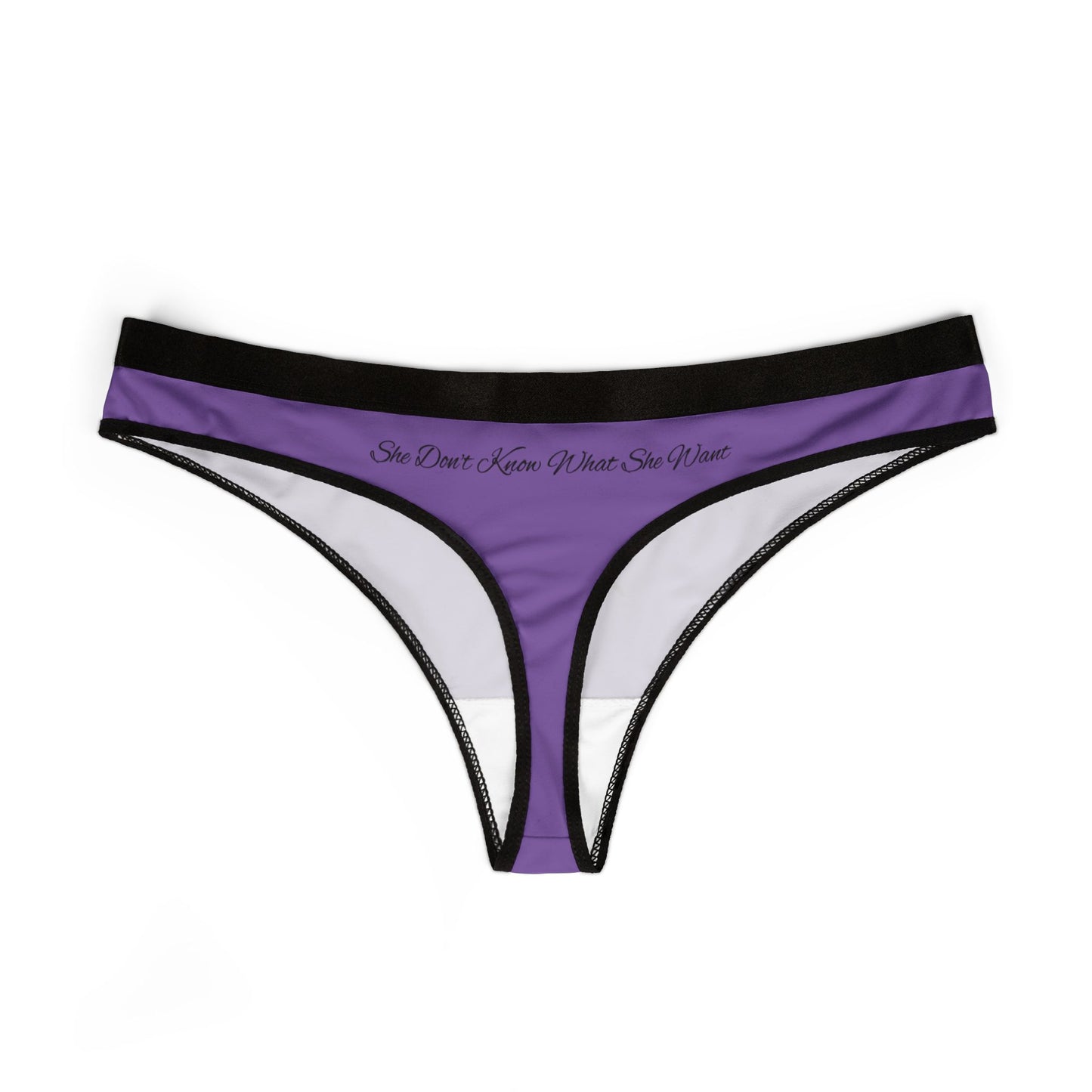 "What She Want" Thong (PURPLE)