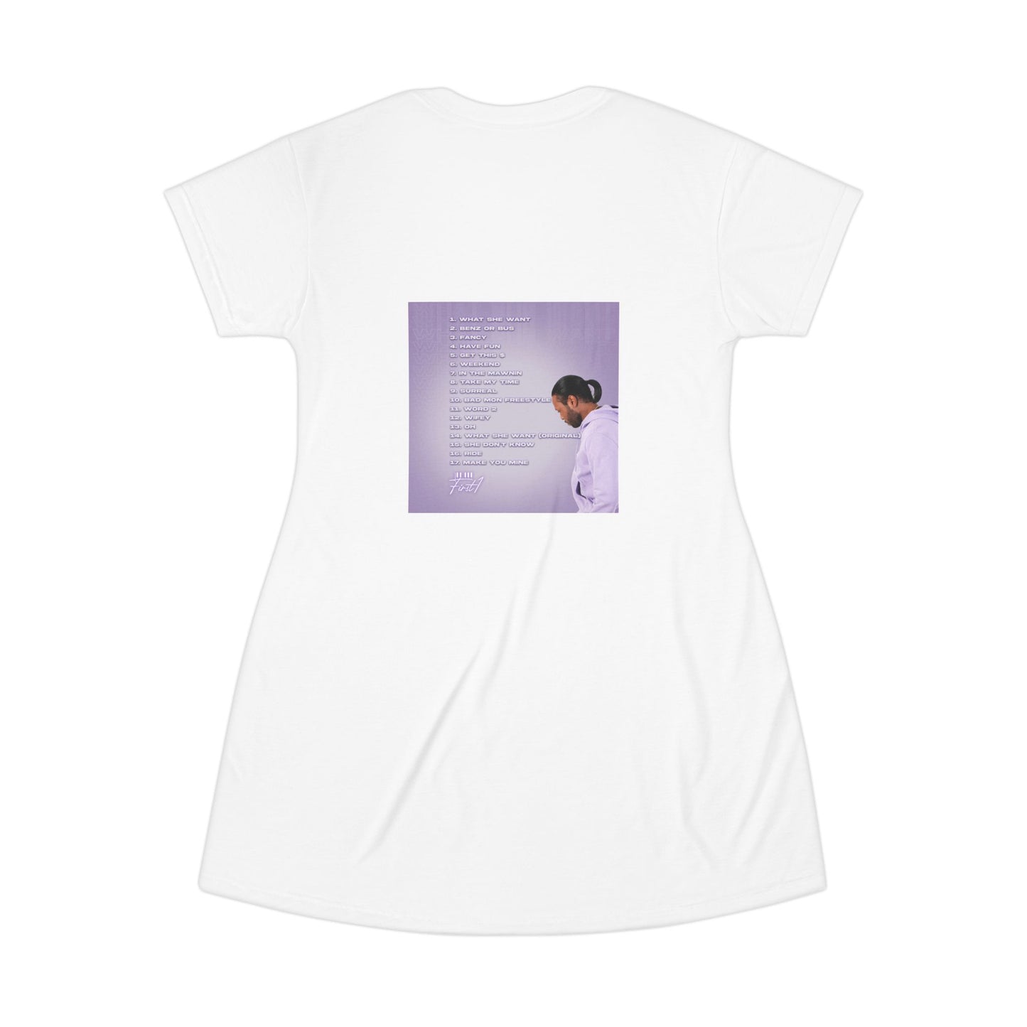 "What She Want" T-Shirt Dress