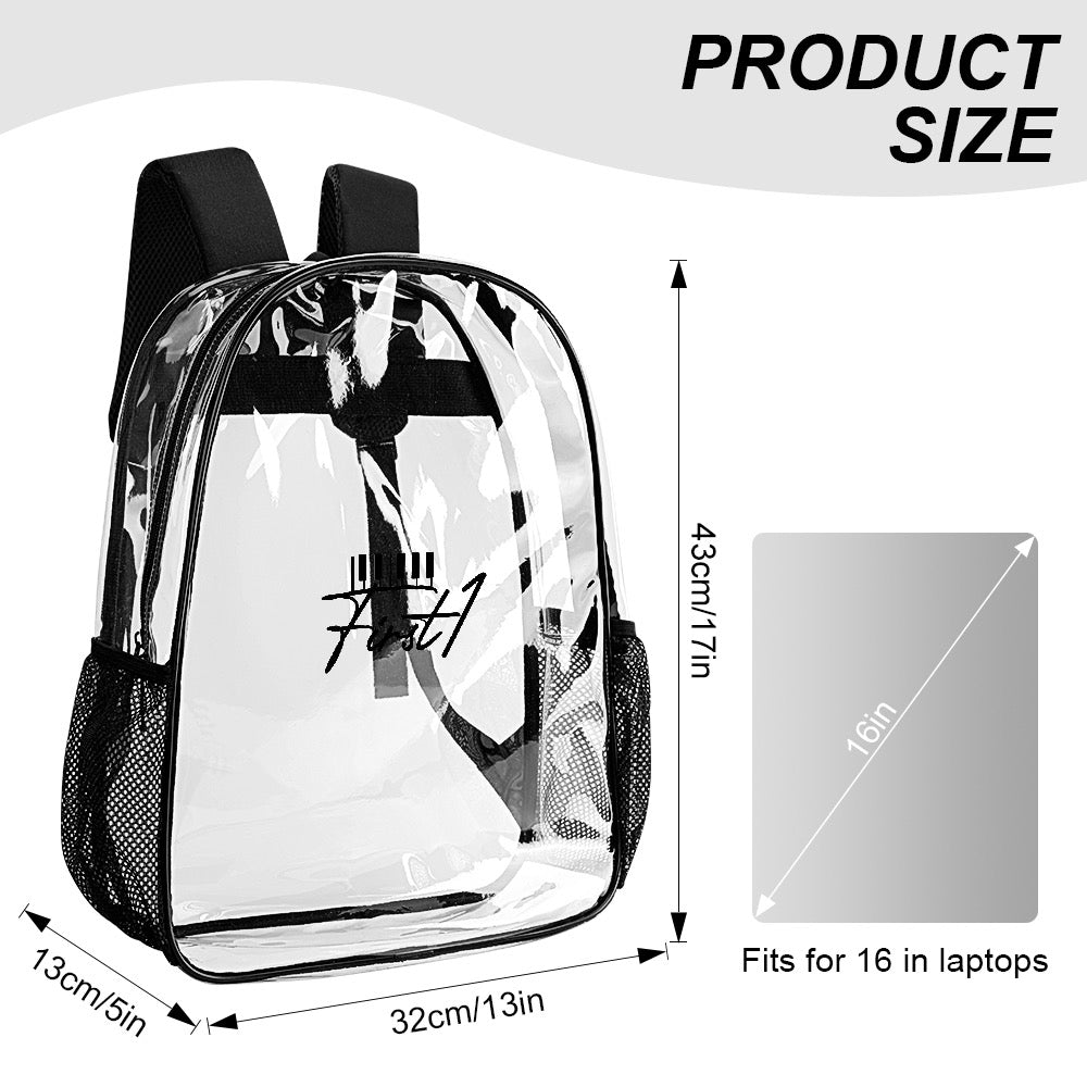 First1 Backpack Transparent