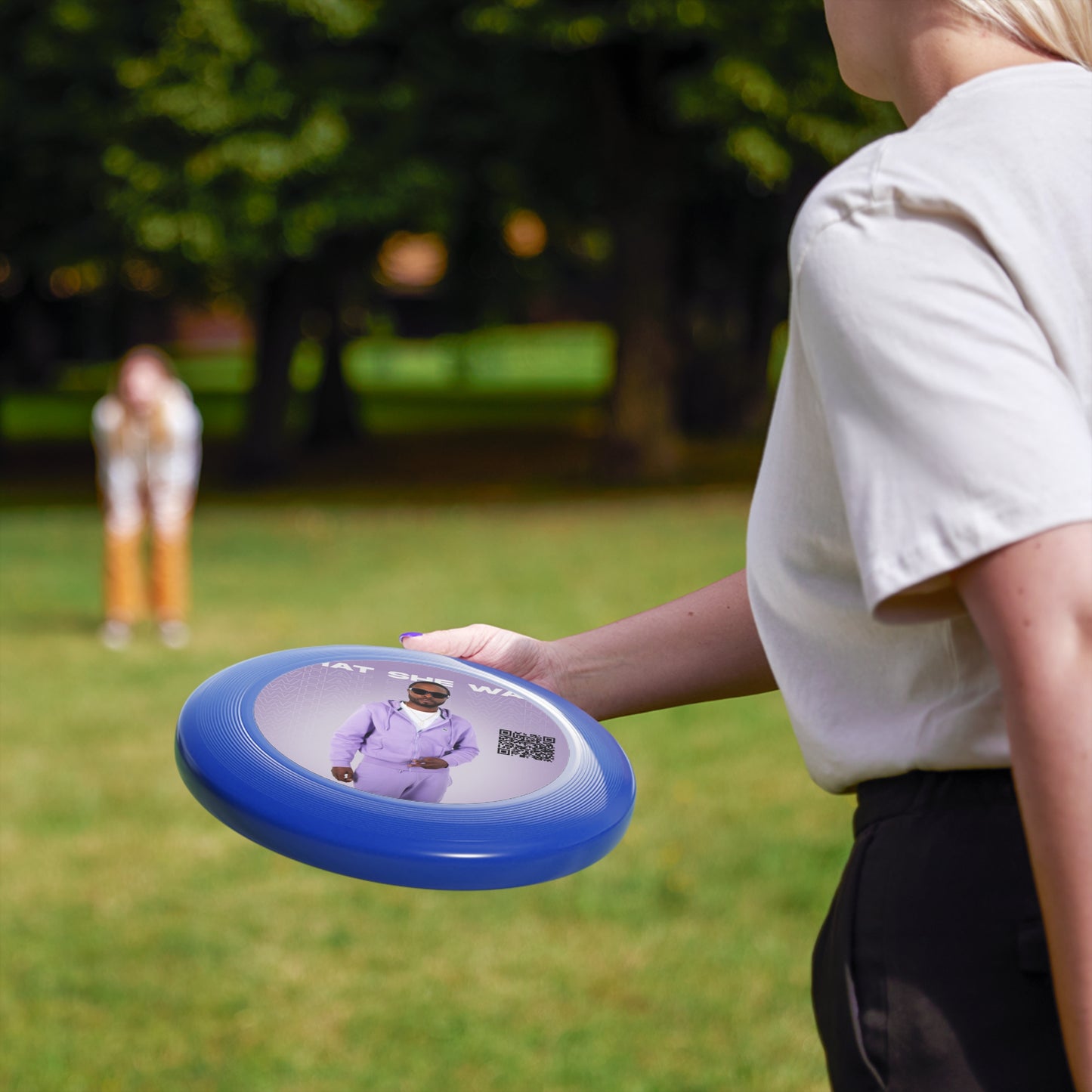 "What She Want" Frisbee