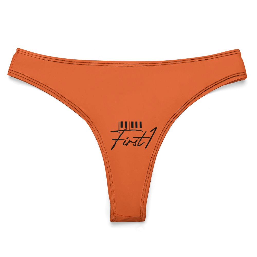 What She Want Thong ORANGE