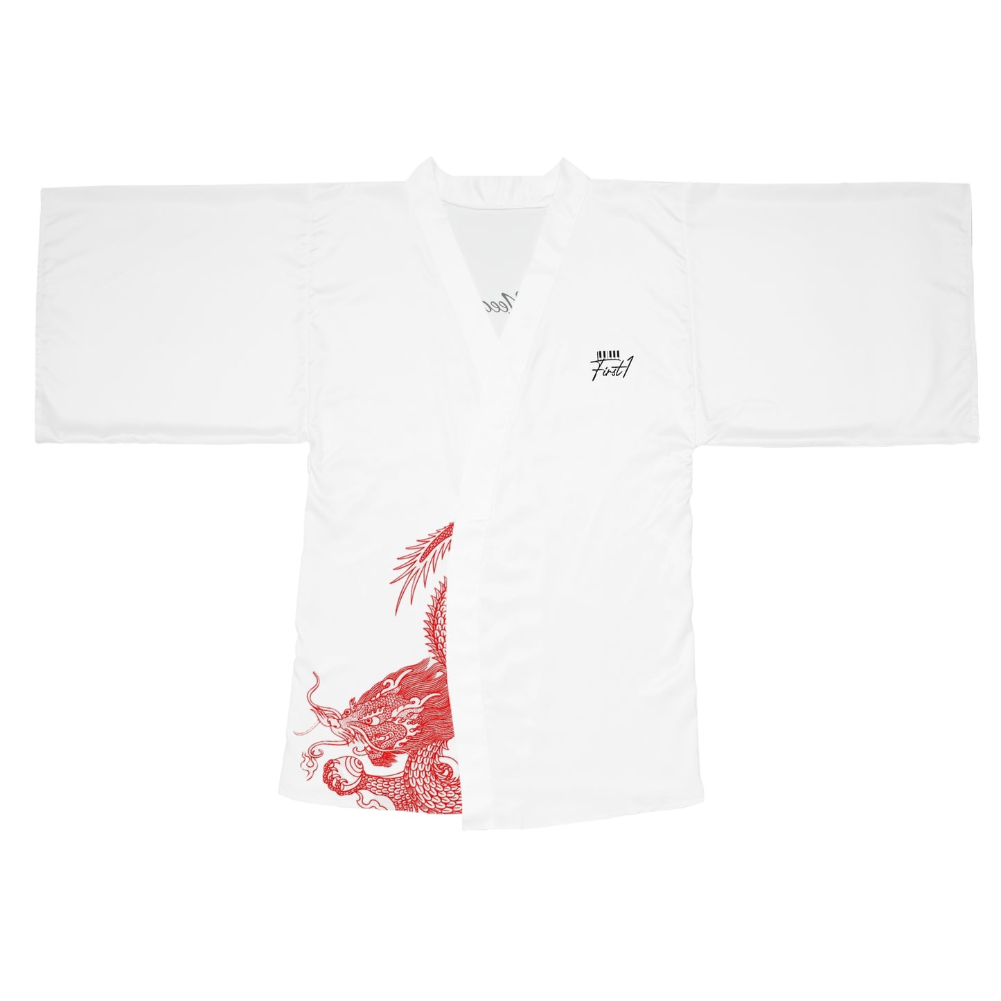 "All We Need Is Trust" Long Sleeve Kimono Robe (RED DRAGON EDITION)