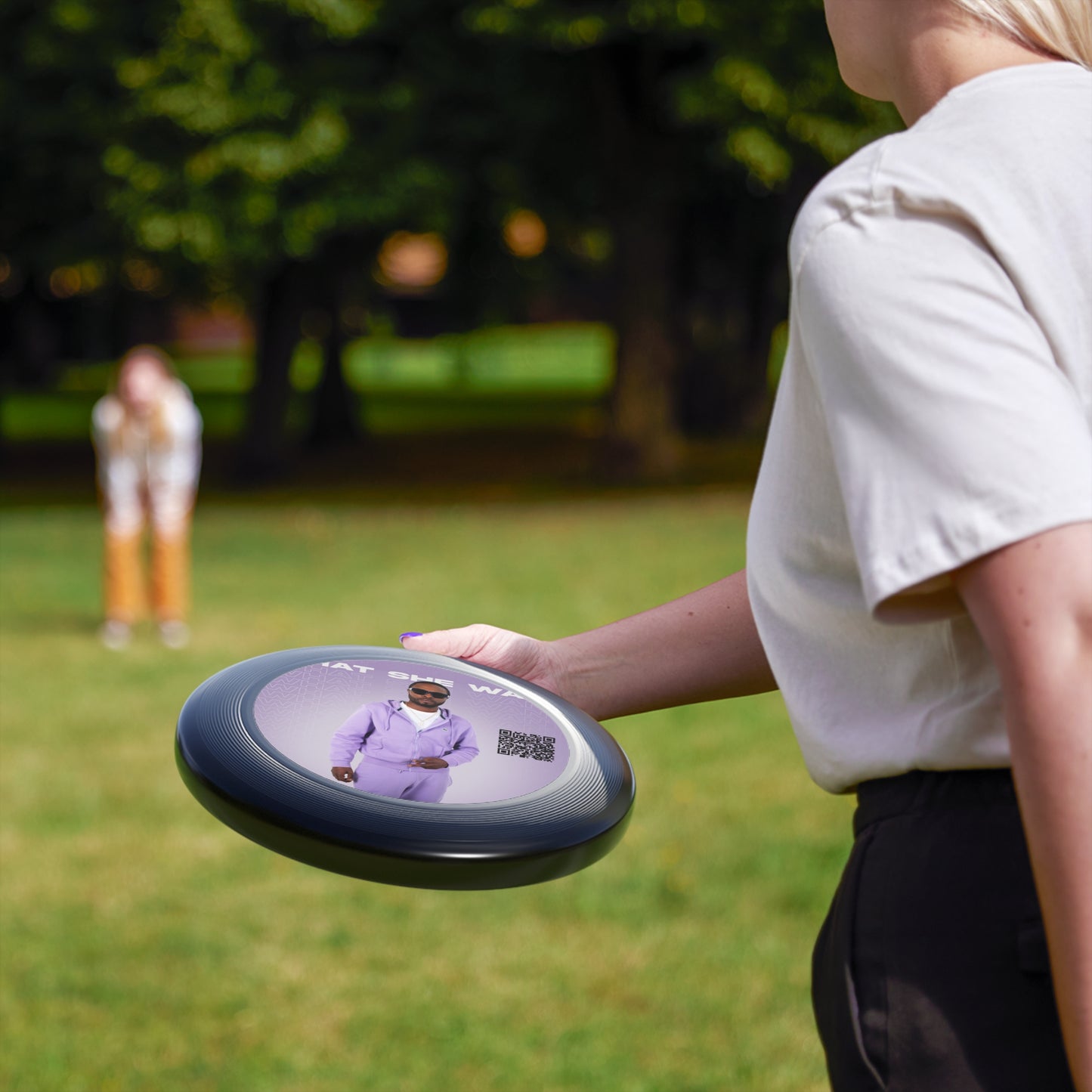 "What She Want" Frisbee