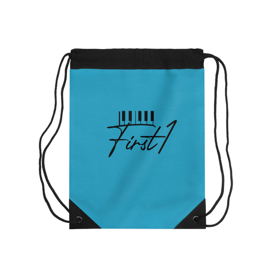 First1 Drawstring Bag (Turquoise)