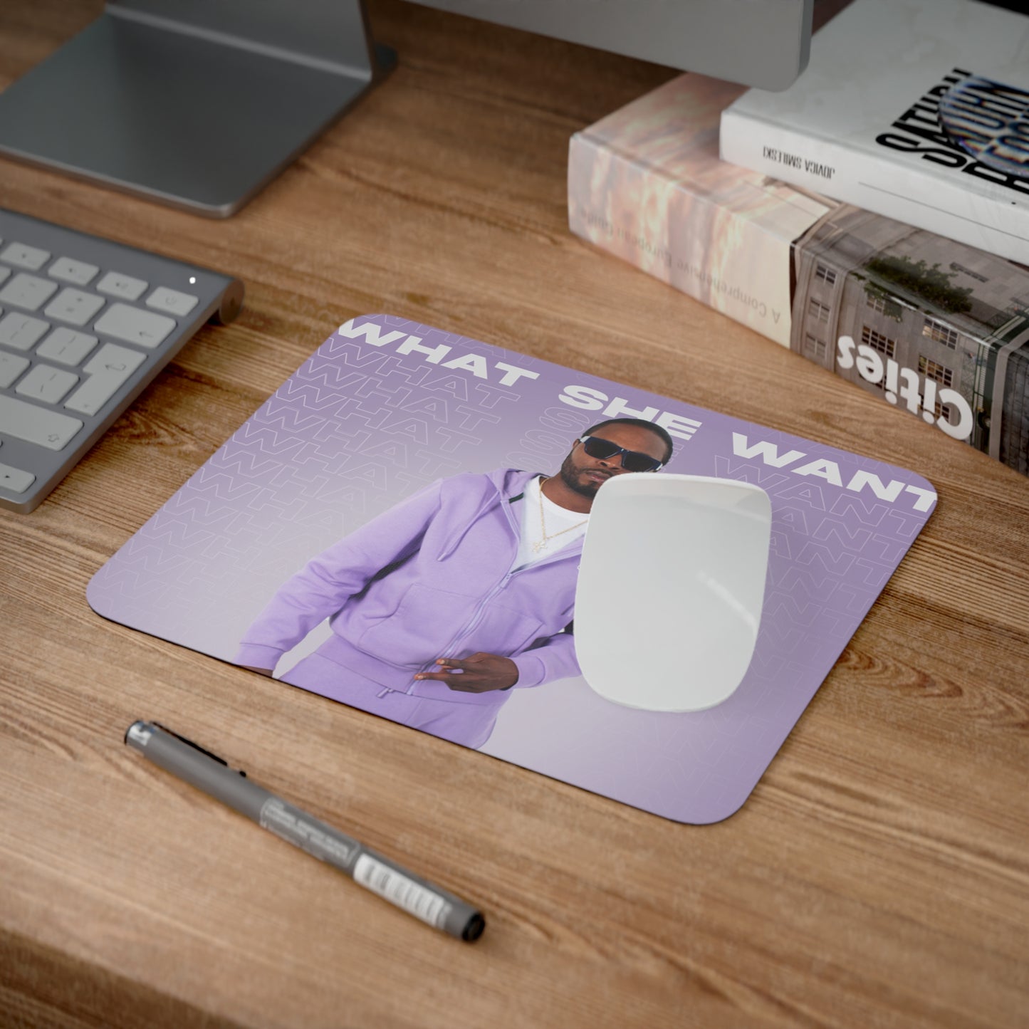 "What She Want" Mouse Pad