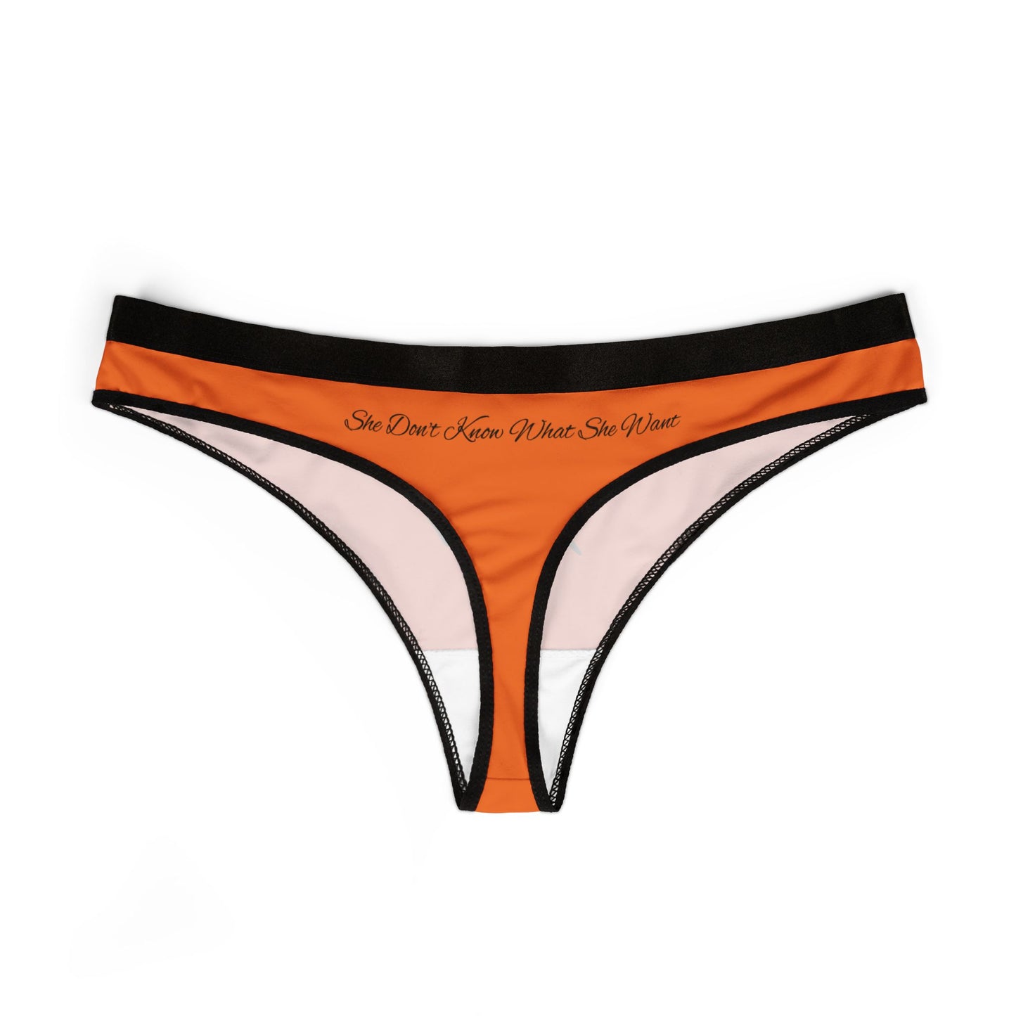 "What She Want" Thong (ORANGE)