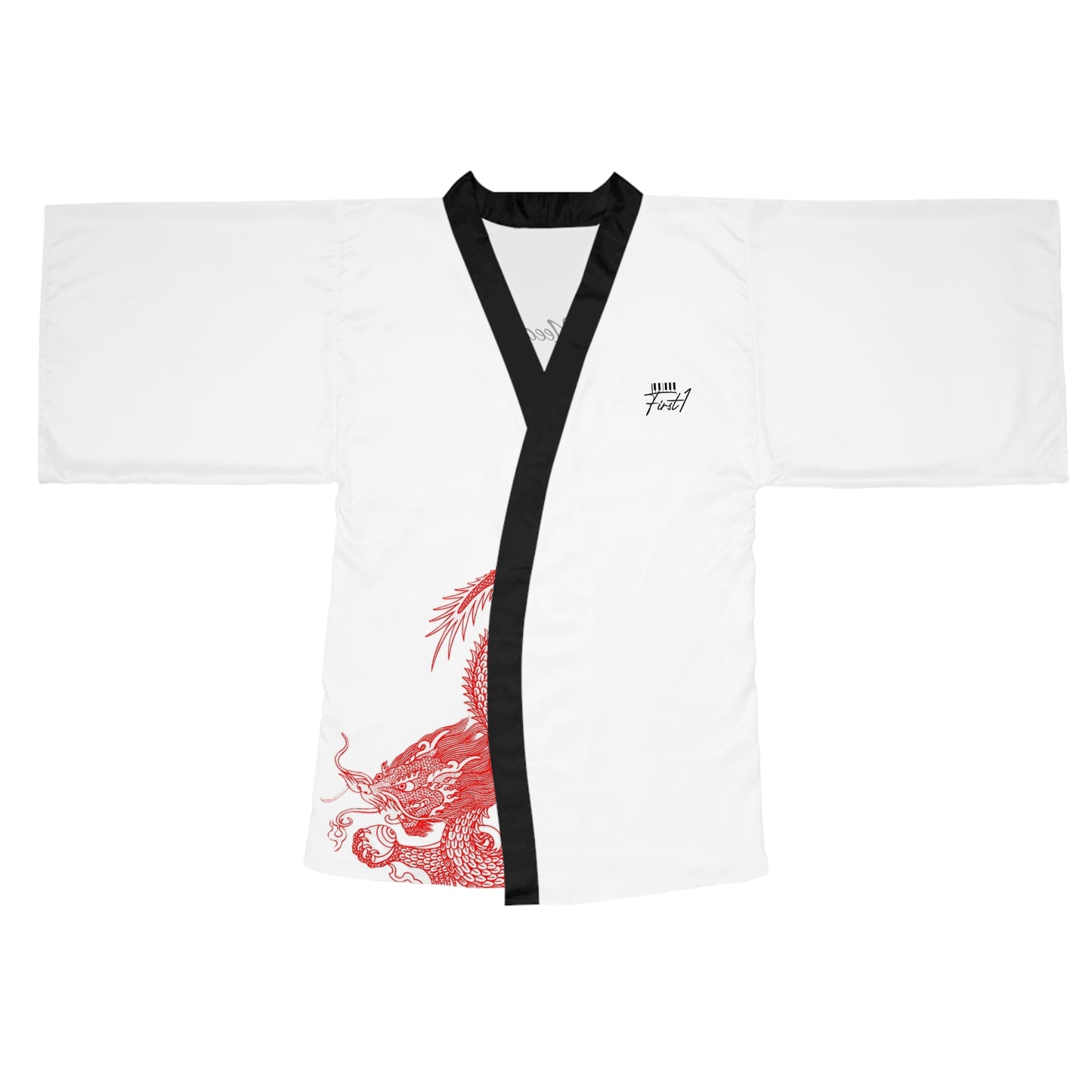 "All We Need Is Trust" Long Sleeve Kimono Robe (RED DRAGON EDITION)