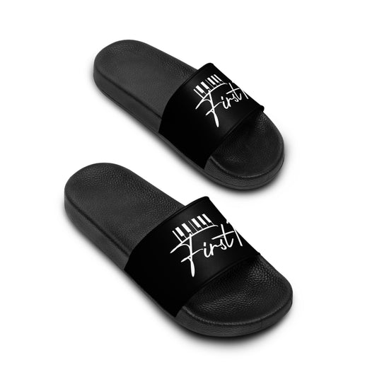 First1 Men's Slides (BLACK)