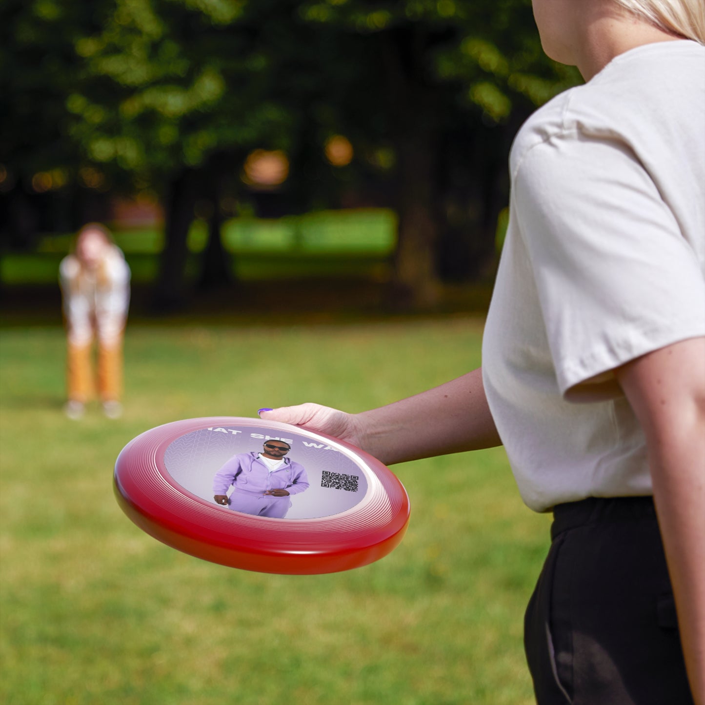 "What She Want" Frisbee