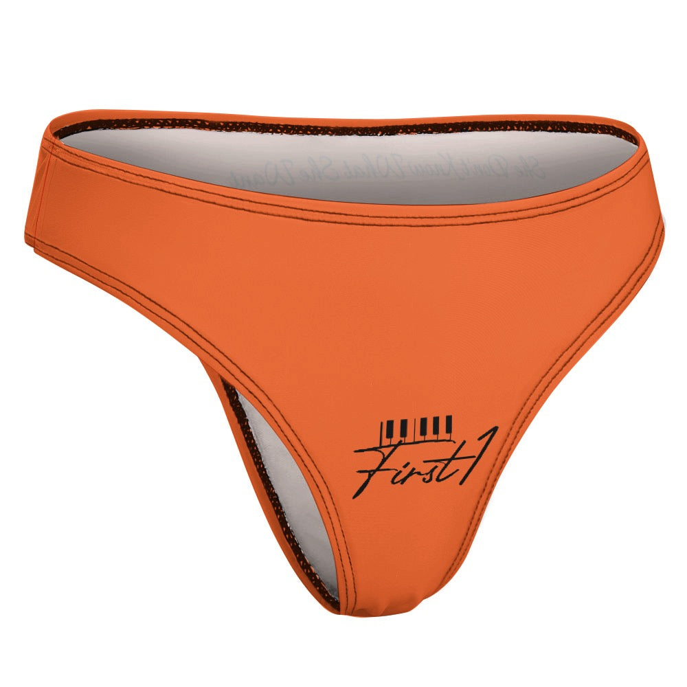 What She Want Thong ORANGE