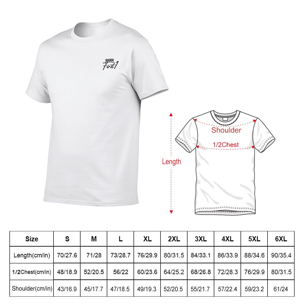 First1 White T-Shirt